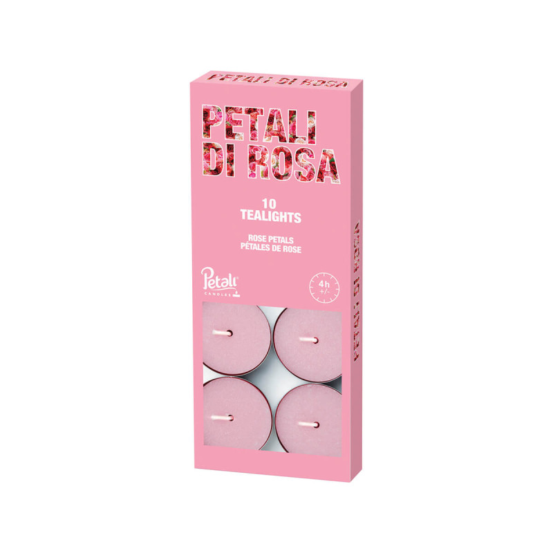 Set čajnih sveč Petali Rose 10/1