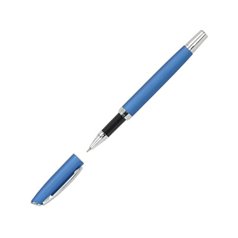 Set pisal TOLEDO, kovinski, kemični in roler v darilni škatli, modre barve