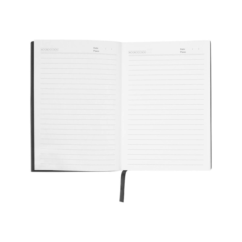 Pisalni set Oxford, vsebuje notesnik A5 in Wellington kemični svinčnik, v darilnem pakiranju, črn.