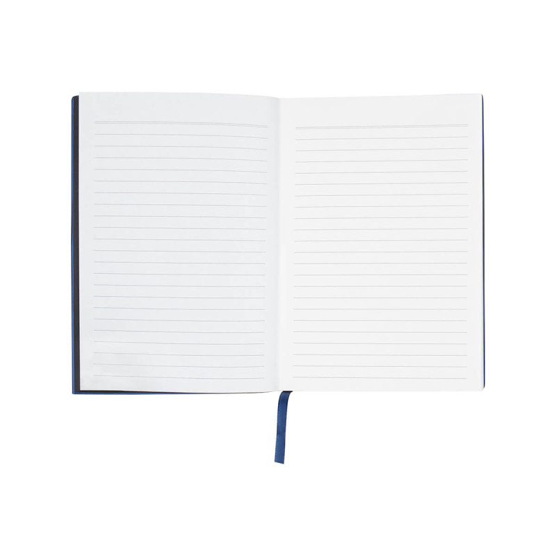 Pisalni set Oxford, vsebuje notesnik A5 in Wellington kemični svinčnik, v darilnem pakiranju, moder.