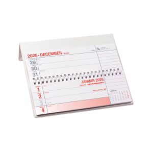 Namizni koledar, špirala, bel, 2026