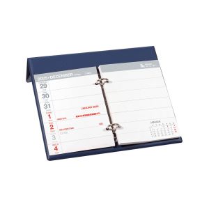 Namizni koledar, 7-dnevni, PVC, moder, 2026