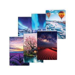 Zvezek A4, 52 listni, črtan 9mm, Landscape, New Design