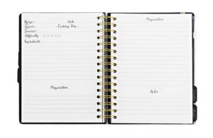 Špiralni blok za recepte