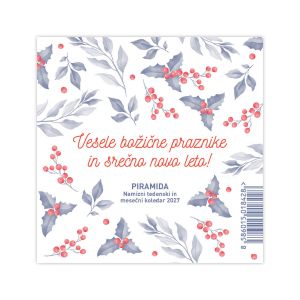 Namizni koledar, piramida, 2027, 201234, 12,5 x 15
