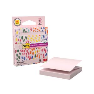 Samolepilni Z lističi, Post it, Super Sticky, R330-1SSP, 76x76mm, 90/1, pastel pink