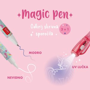 Čarobno pisalo z UV lučko, Unicorn, Legami