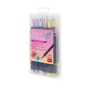 MARKERJI S ČOPIČ KONICO PASTEL COLOURS LEGAMI