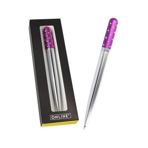 Kemični svinčnik, Online, Crystal Pen Purple