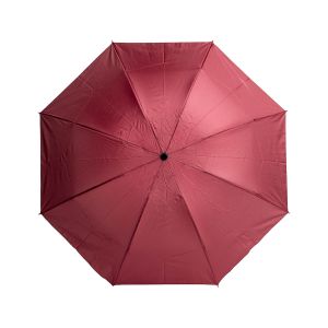 Zložljiv dežnik BOBA, PVC ročaj, ročno odpiranje, bordo barve