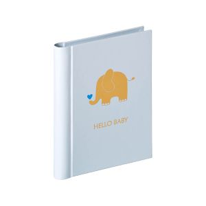 Mini otroški album, moder, mladiči, 30 slik, 11,5 x 15,5 cm