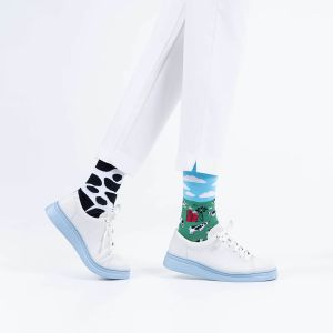 Visoke nogavice Many mornings, HOLY COW, 39-42