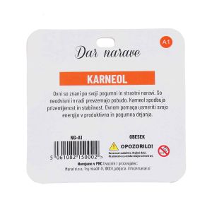 Obesek Zodiak, karneol