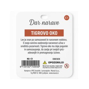 Obesek Zodiak, tigrovo oko