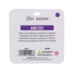Obesek Zodiak, ametist