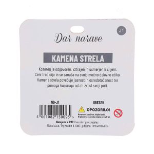 Obesek Zodiak, kamena strela