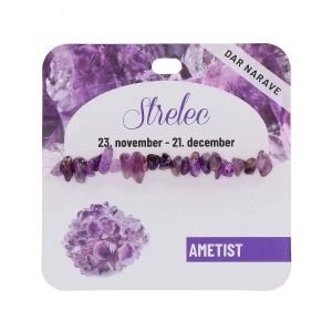 Zapestnica Zodiak, ametist