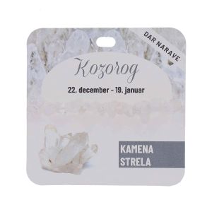 Zapestnica Zodiak, kamena strela