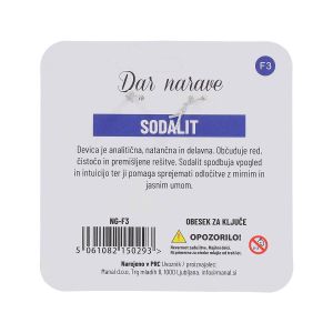 Obesek za ključe Zodiak, sodalit