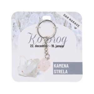 Obesek za ključe Zodiak, kamena strela