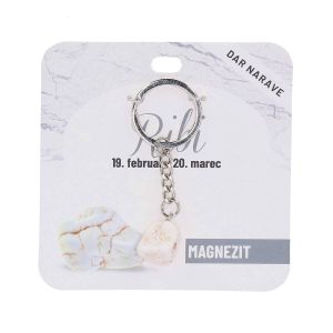 Obesek za ključe Zodiak, magnezit