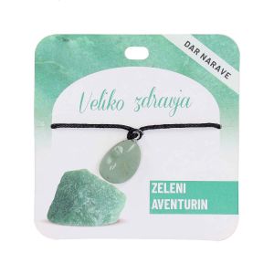 Obesek Želja, zeleni aventurin