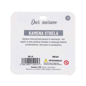 Obesek Želja, kamena strela