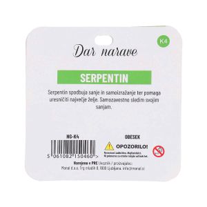 Obesek Želja, serpentin