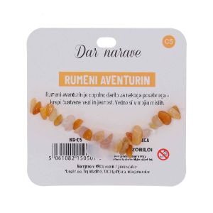 Zapestnica Želja, rumeni aventurin