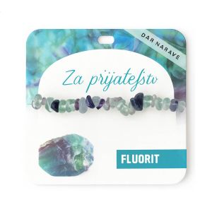 Zapestnica Želja, fluorit