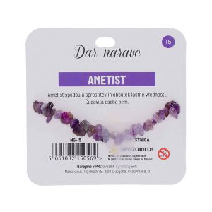 Zapestnica Želja, ametist