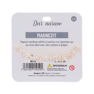 Zapestnica Želja, magnezit
