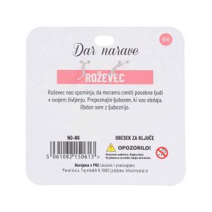 Obesek za ključe Želja, roževec