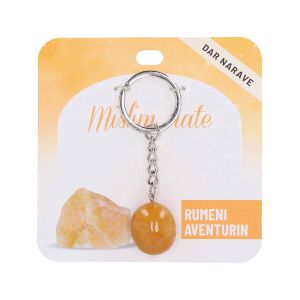 Obesek za ključe Želja, rumeni aventurin