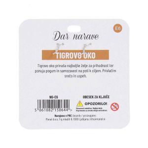 Obesek za ključe Želja, tigrovo oko