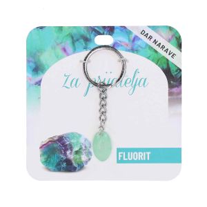Obesek za ključe Želja, fluorit