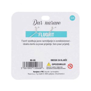 Obesek za ključe Želja, fluorit