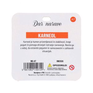 Obesek Zdravje, karneol