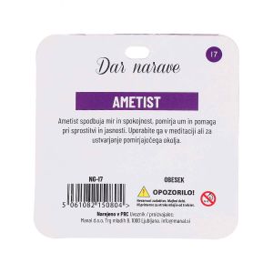 Obesek Zdravje, ametist