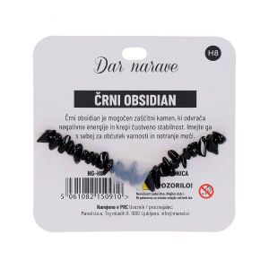 Zapestnica Zdravje, obsidian