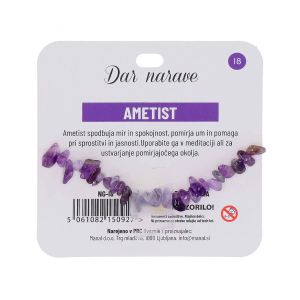 Zapestnica Zdravje, ametist