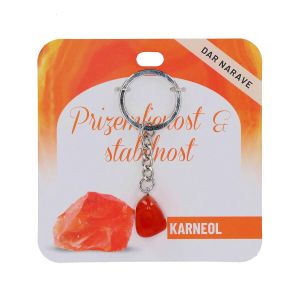 Obesek za ključe Zdravje, karneol