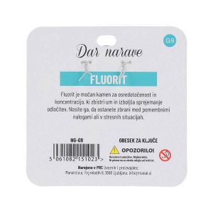 Obesek za ključe Zdravje, fluorit