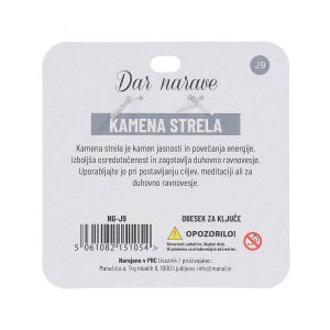 Obesek za ključe Zdravje, kamena strela