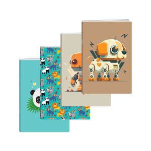 Zvezek A5, 52 listni, črtan 9mm, Cute, New Design