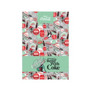 Zvezek, Lipa Mill, A4, 52-listni, črte 9 mm, različni motivi Coca-Cola