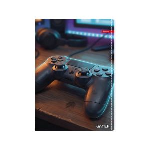 Zvezek A4 52 listni karo 5mm Gamer, sortirani motivi
