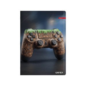 Zvezek A4 52 listni karo 5mm Gamer, sortirani motivi