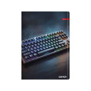 Zvezek A4 52 listni karo 5mm Gamer, sortirani motivi
