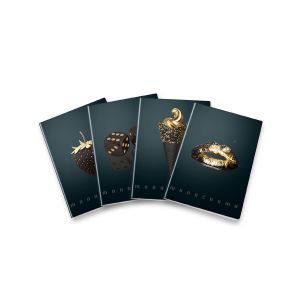 Zvezek A4 38 listni, 100g, črtan, Pigna, Monocrome Gold